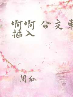 啊啊 公交车 插入