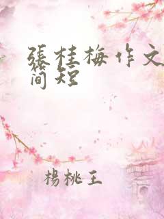 张桂梅作文素材简短