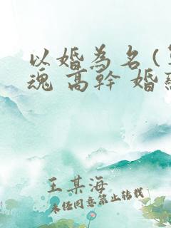 以婚为名 (军魂 高干 婚恋)