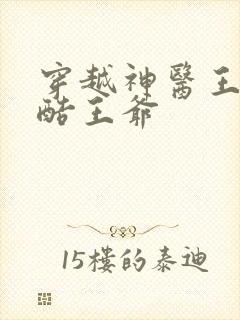 穿越神医王妃冷酷王爷