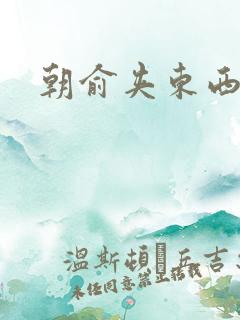 朝俞夹东西走路