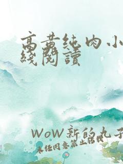 高黄纯肉小说在线阅读