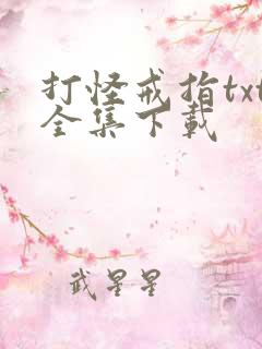 打怪戒指txt全集下载
