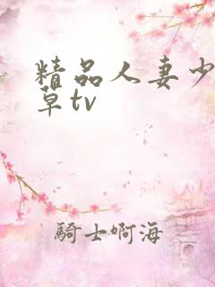 精品人妻少妇嫩草tv