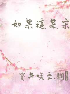 如果这是宋史8