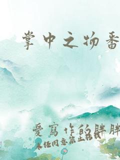 掌中之物番外