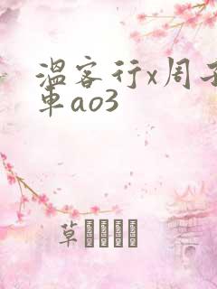 温客行x周子舒车ao3