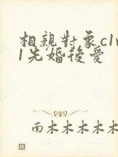 相亲对象c1v1先婚后爱