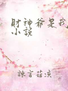 财神爷是我老板小说