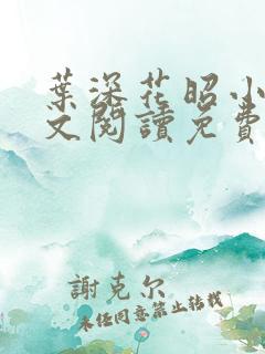 叶深花昭小说全文阅读免费阅读