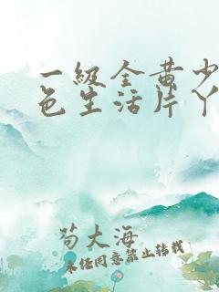 一级全黄少妇性色生活片丫