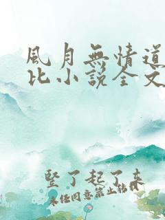 风月无情道比卡比小说全文免费阅读笔趣阁