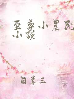 至尊小农民下载小说