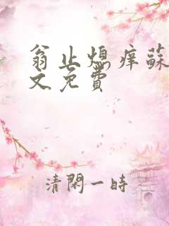 翁止熄痒苏钥全文免费