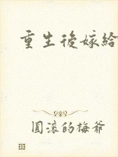 重生后嫁给三叔
