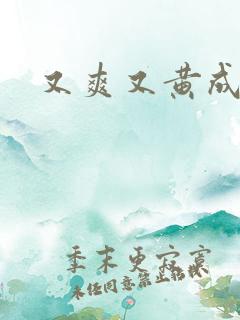又爽又黄成人