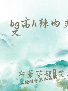 bg高h辣肉爽文