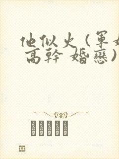 他似火 (军婚 高干 婚恋)小说免费阅读