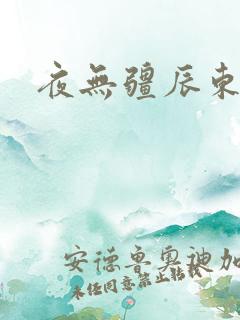夜无疆辰东新书