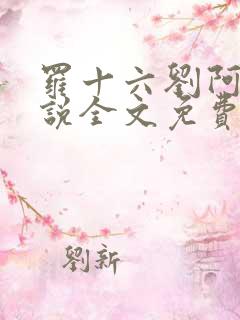 罗十六刘阿婆小说全文免费阅读