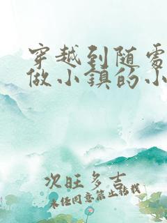 穿越到随处可以做小镇的小说