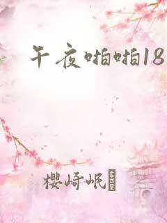 午夜啪啪18禁