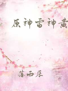 原神雷神黄本本