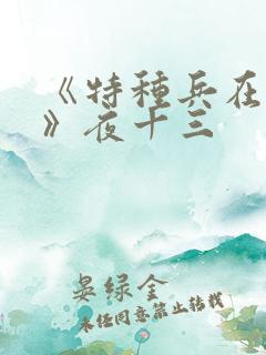 《特种兵在都市》夜十三
