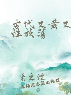 古代又黄又肉的性放荡