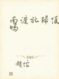 南渡北归值得看吗