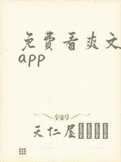 免费看爽文小说app