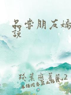 品尝朋友娇妻小说