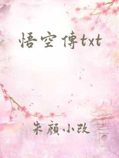 悟空传txt