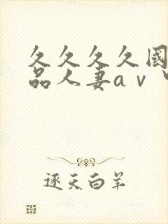 久久久久国产精品人妻aⅴ中