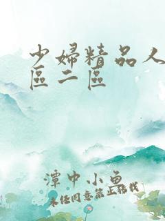 少妇精品人妻一区二区