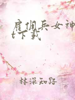雇佣兵女神txt下载