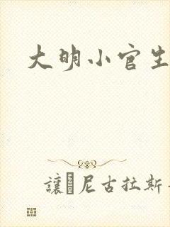 大明小官生活