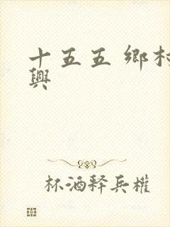 十五五 乡村振兴
