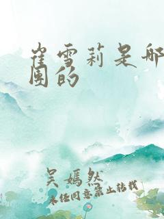 崔雪莉是哪个女团的