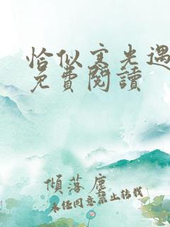 恰似寒光遇骄阳免费阅读