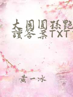 大团圆孙艳梅阅读答案TXT下载