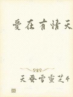爱在有情天小说