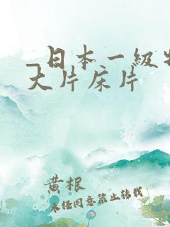 _日本一级特黄大片床片