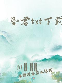 昏君txt下载