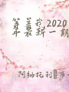 等着我2020年最新一期完整版