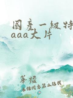 国产一级特黄aaaa大片