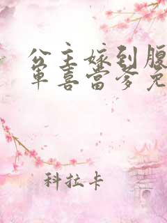 公主嫁到腹黑将军喜当爹免费