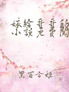 嫁给哥哥的情敌小说免费阅读