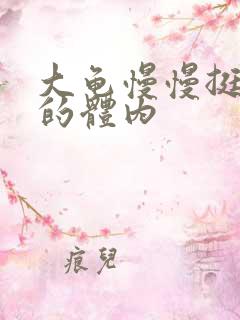 大龟慢慢挺进我的体内