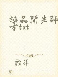极品开光师李南方txt